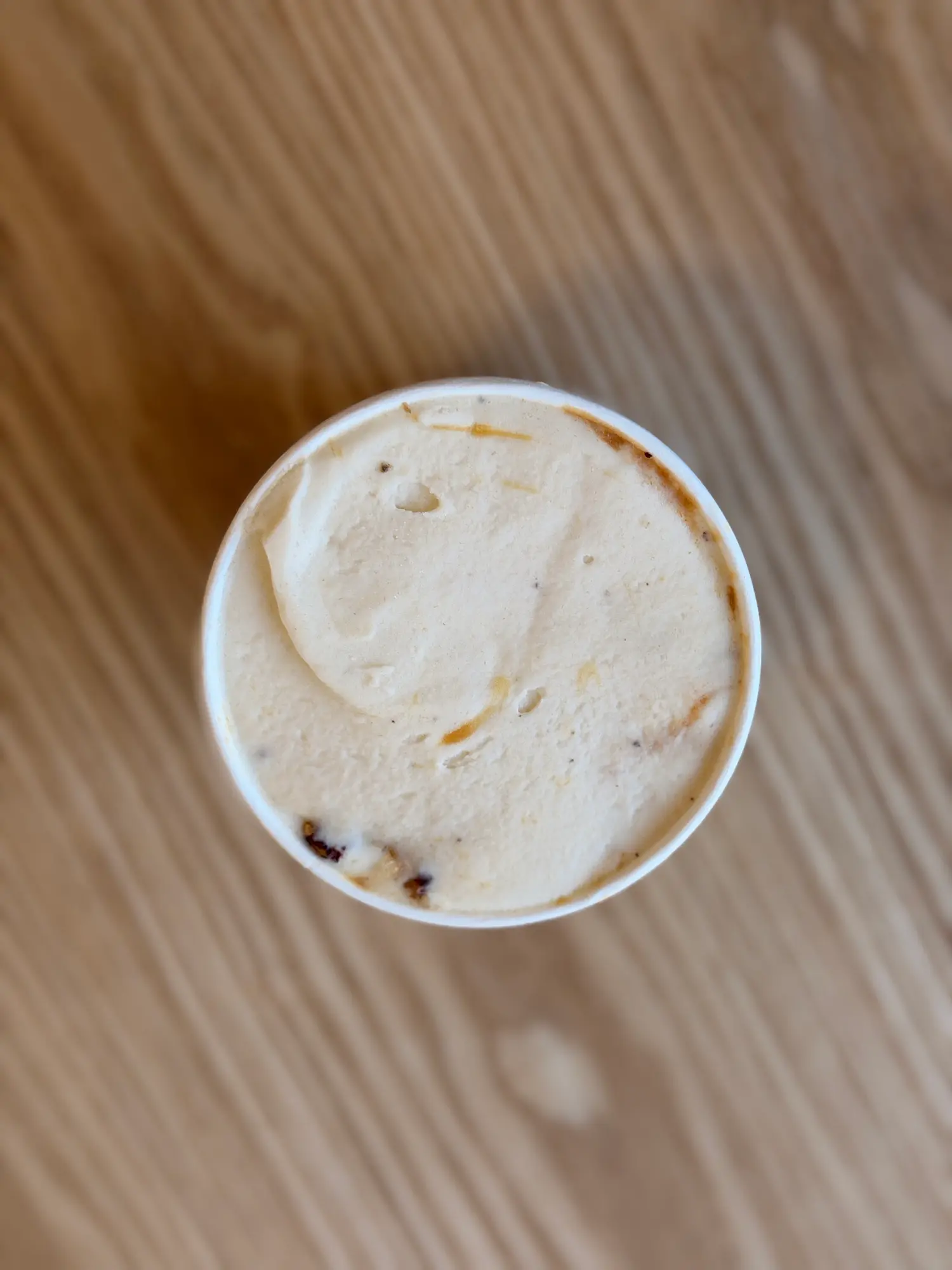 glace banane pécan caramel