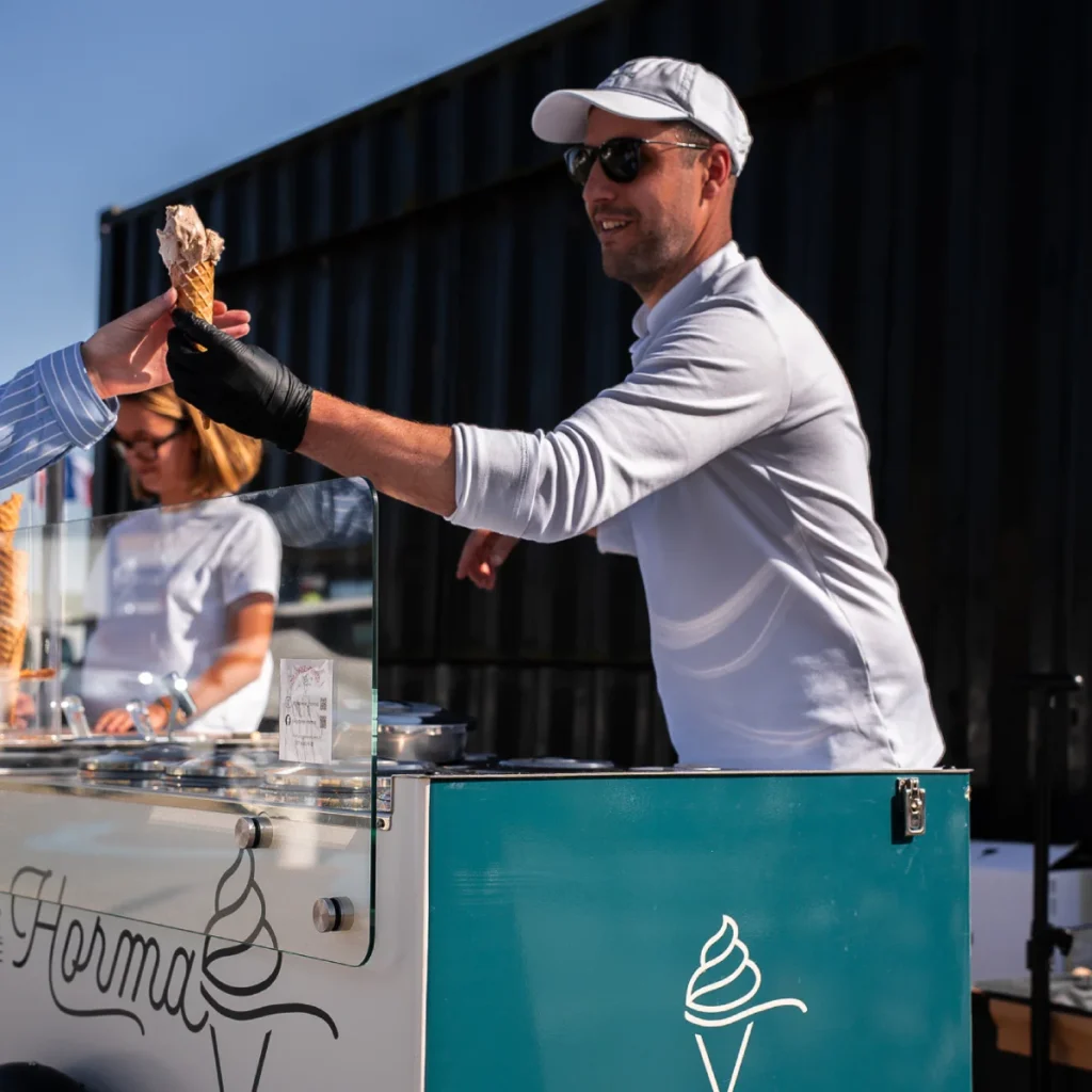 Glace événements triporteur Brest
